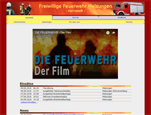 Tablet Screenshot of feuerwehr-melsungen.de